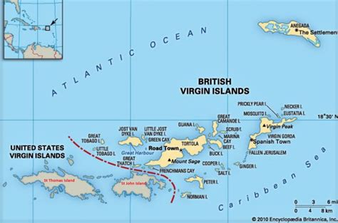 united states virgin islands casinos map